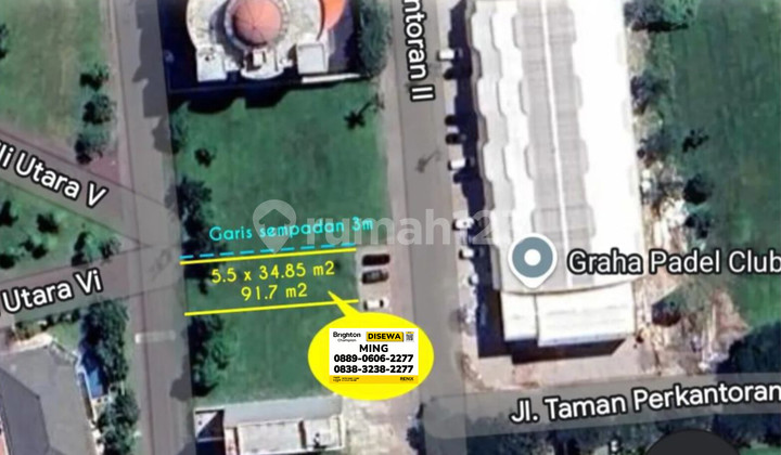 Premium Business Land in Front of Graha Padel - Graha Famili