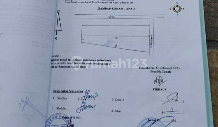 RUMAH LUAS DI GARUDA SAKTI PEKAN BARU- HARGA WARAS, PEMILIKNYA PUNYA NIAT MULIA. 2