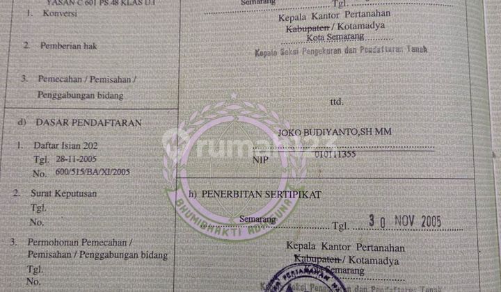 Tanah Dijual Dibanyumanik,Jln.ace 2