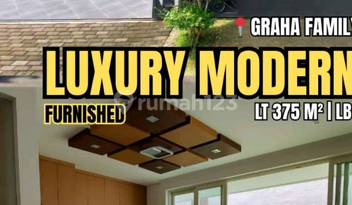 Dijual Rumah Modern Minimalis Split Level Di Graha Family Sby Barat 2