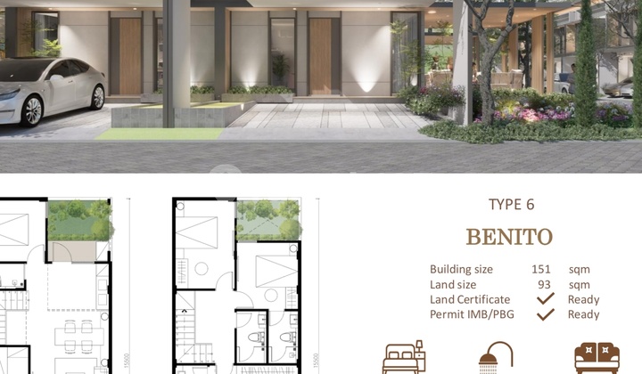 Dijual Rumah Baru Gress Minimalis 2 Lantai Tipe Benito Di Darmo Graha Residence Sby Barat 2