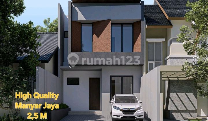 For Sale New Brand Modern Contemporary House in Manyar Jaya 1