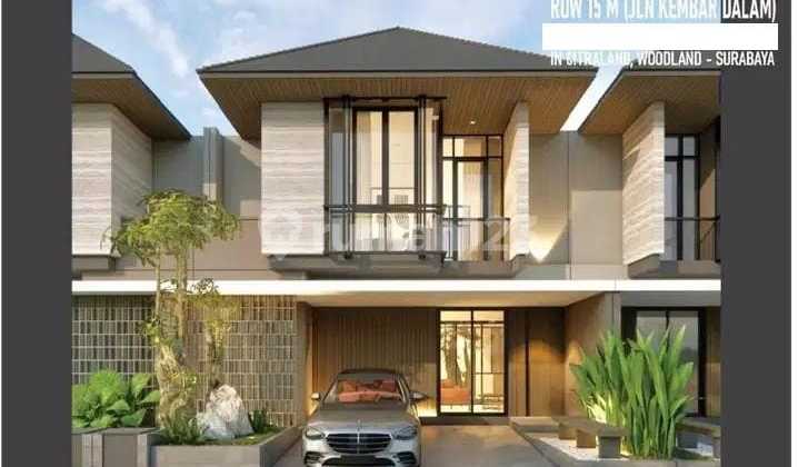 Sell New Minimalist House - Woodland Citraland West Surabaya 1