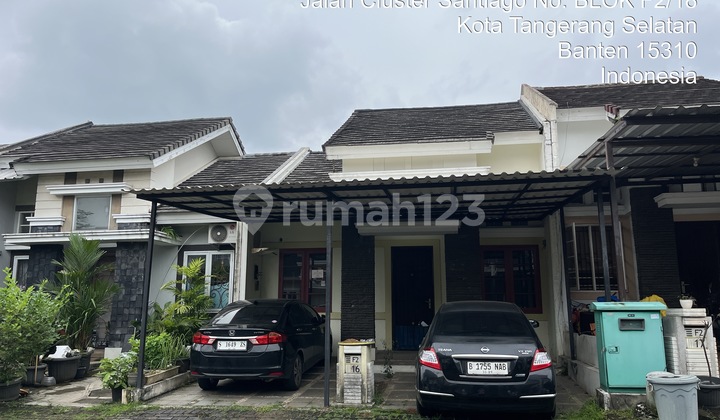 Rumah Minimalis di Perum De Latinos Cluster Santiago Tangerang Selatan Cash Only