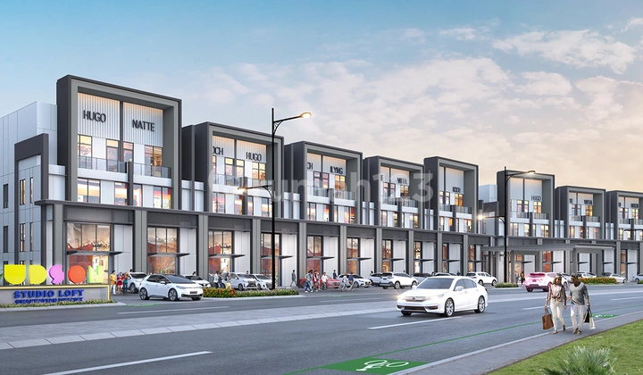 Ruko 4 Lantai Dengan Mezzanine Gading Serpong The Hudson Studio Loft 