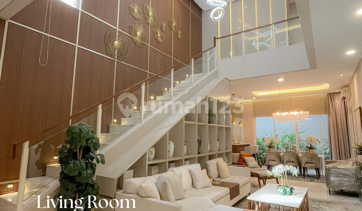 Luxury Cluster Pasadena Grand Residence 2 Floors Full Marble Fully Furnished Negotiable Price Until Deal