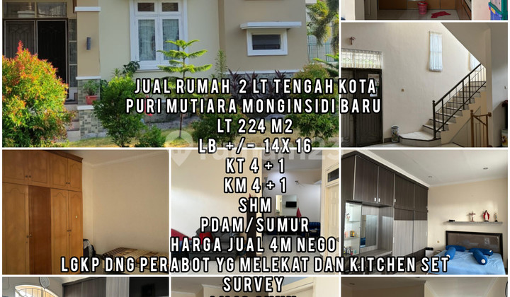 In a Ready-to-Occupy House in the City Center of Puri Mutiara Monginsidi Baru Housing