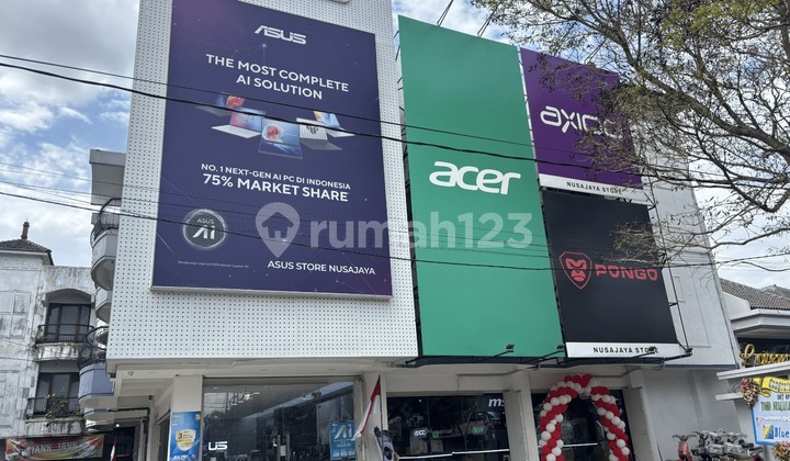 Ruko 3 Lantai Nol Raya Wr Supratman Klojen Dekat Letjen Sutoyo