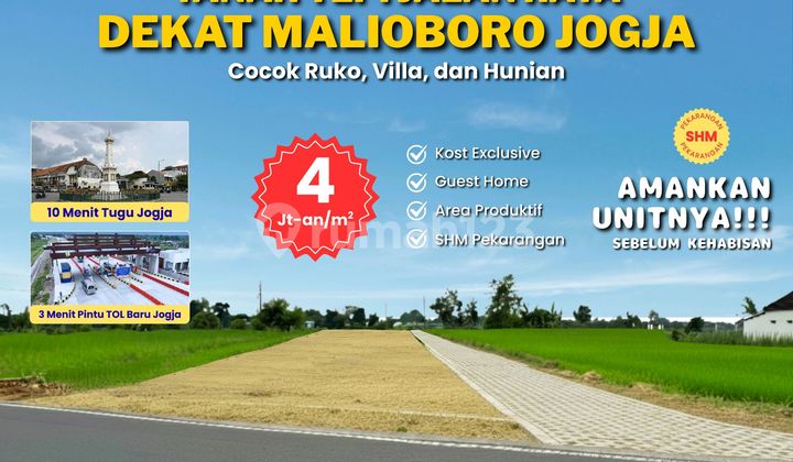 Dekat Kota Jogja, Akses Luas Jalan Aspal Dekat Kota Jogja, Akses Luas Jalan Aspal