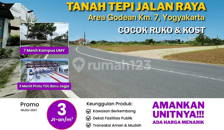 Tanah Dijual di Dekat Stasiun Tugu