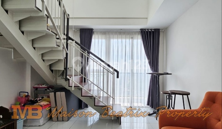 For Sale Loft Apartment Price Reduced Furnished at Casa De Parco Strategic Location Near Aeon Mall, The Breeze & Toll Gate
