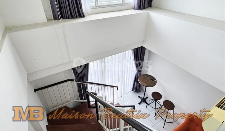 For Sale Loft Apartment Price Reduced Furnished at Casa De Parco Strategic Location Near Aeon Mall, The Breeze & Toll Gate 2