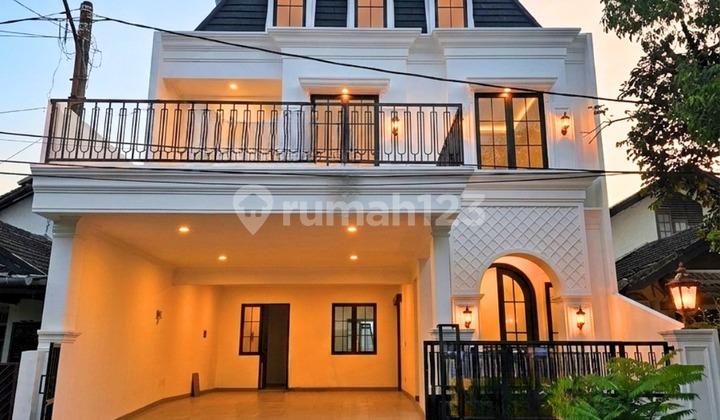 Jual Cepat Rumah Baru 2 Lantai American Classicdi Bintaro Tangsel