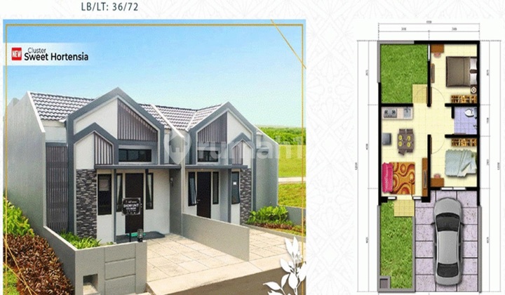 Dijual Rumah di Harvest City, Cluster Sweet Hortensia, Muktijaya, Setu, Bekasi, Jawa Barat 2