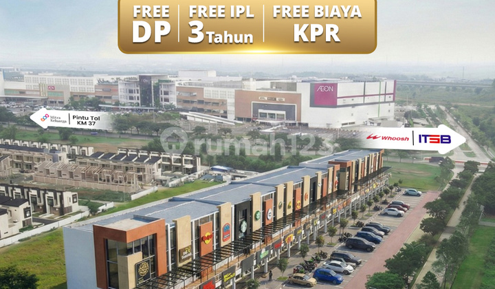 Co- Square Ruko 3 Lantai Untuk Usaha Dan Tempat Tinggal Savasa Deltamas