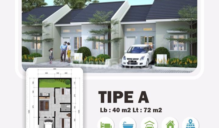 Rumah Siap Huni Graha Mirai Cluster Hikari Type A