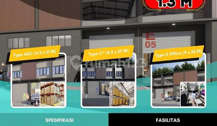 Gudang Riverdale Bizhub Cibitung