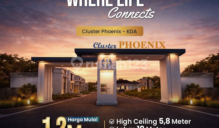 Rumah 1 Lantai Hook di Batam Centre Kda Cluster Phoenix