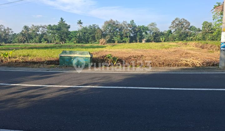 Yogyakarta Land by the Main Road Area near UII Campus and Kopi Klothok, Certified Land Title for Yard