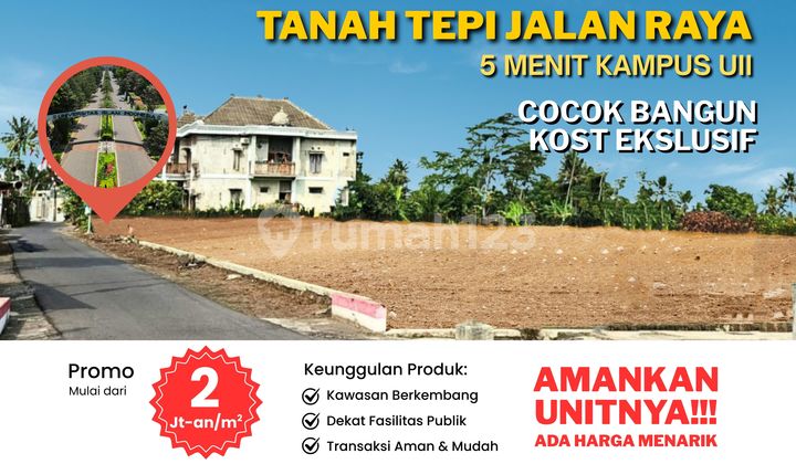 Tanah Sleman Area Kampus Uii dan Kopi Klothok Jogja, View Merapi dan Nyaman Huni Tanah Sleman Area Kampus Uii dan Kopi Klothok Jogja, View Merapi dan Nyaman Huni