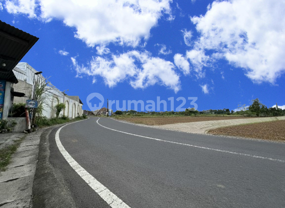 Tanah Jogja Tepi Jalan Raya Area Godean Km. 7, View Sawah