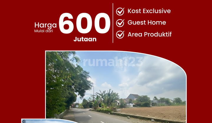 Land in the UGM Campus Area of Yogyakarta, Suitable for Boarding and Residential Use. Land in the UGM Campus Area of Yogyakarta, Suitable for Boarding and Residential Use.