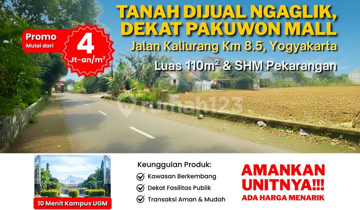 Jogja Land UGM Campus Area, Suitable for Residence and Boarding Houses Jogja Land UGM Campus Area, Suitable for Residence and Boarding Houses