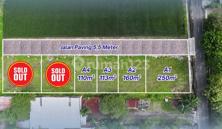 Tanah Kavling Jogja, Utara Kampus Ugm, SHM Pekarangan Tanah Kavling Jogja, Utara Kampus Ugm, SHM Pekarangan