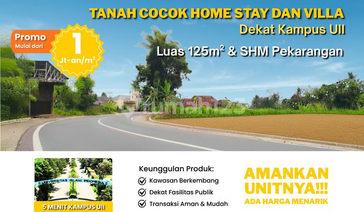 Tanah Jogja Area Kampus Uii, Akses Lebar