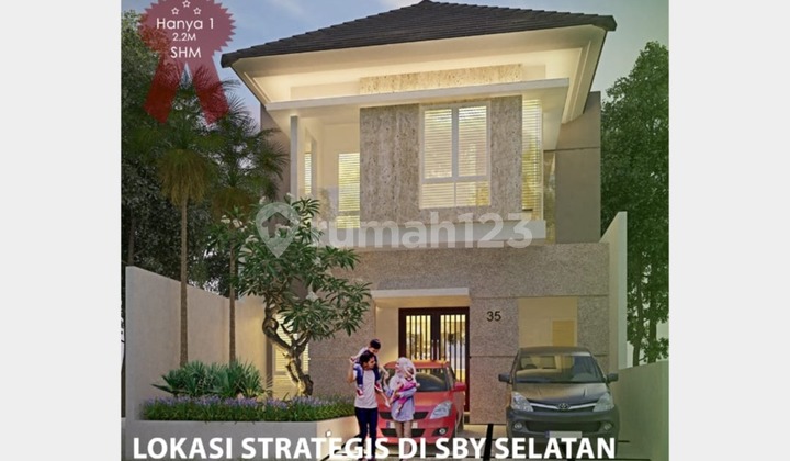 New Minimalist Modern 2-Story House in Karah Tama Asri Jambangan