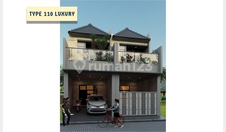 New Minimalist Modern 2-Story House in Karah Tama Asri Jambangan