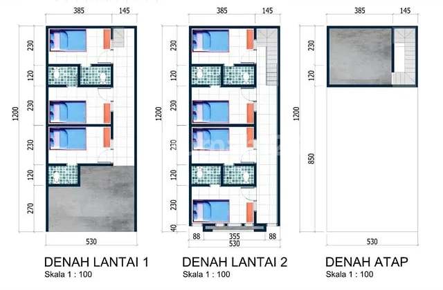Rumah Kos Baru - Minimalis Modern - Area Rungkut, 1 Menit ke MERR 2