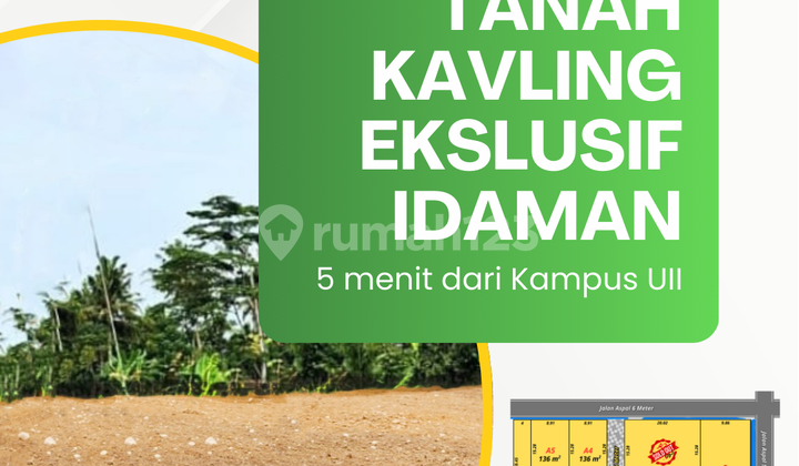 Yogyakarta Land Promotion, Certified Land Title, Near Culinary Destinations & Campus Yogyakarta Land Promotion, Certified Land Title, Near Culinary Destinations & Campus