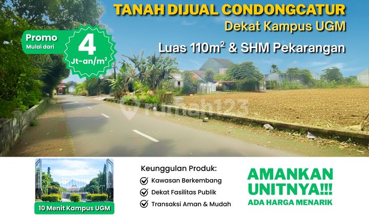 Cheap Land for Sale in Condongcatur