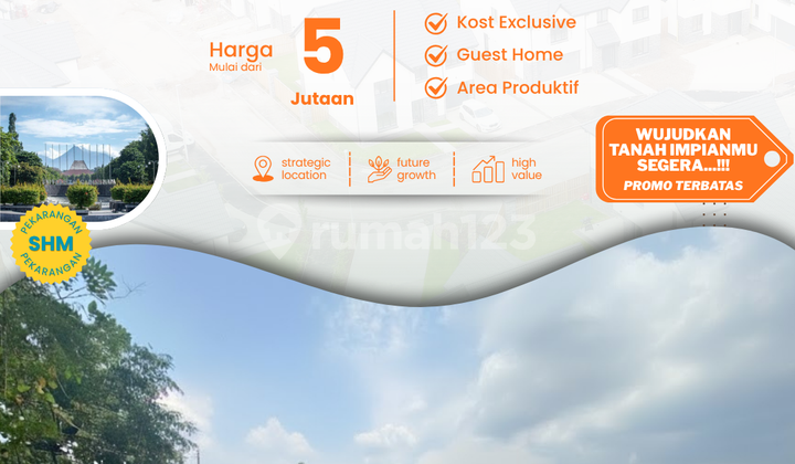 Tanah Premium Jogja Utara, SHMP, Bisa Cash Tempo Tanpa Bunga Tanah Premium Jogja Utara, SHMP, Bisa Cash Tempo Tanpa Bunga
