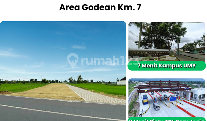 Sleman Land Promotion, Near UMY, Installment Payment Available Sleman Land Promotion, Near UMY, Installment Payment Available