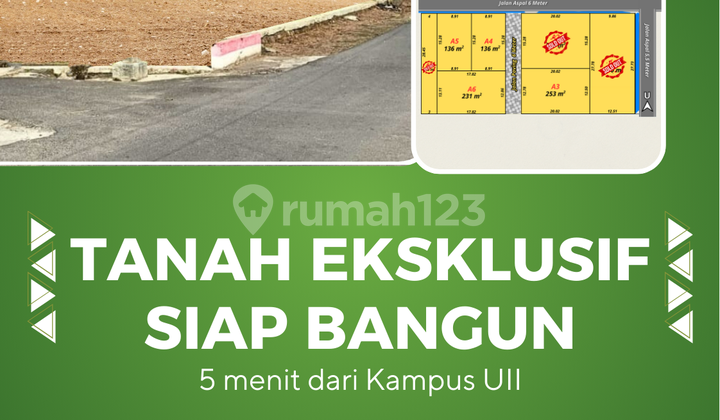 Affordable Land in Yogyakarta, Secure SHMP Legality, Near UII Campus Affordable Land in Yogyakarta, Secure SHMP Legality, Near UII Campus