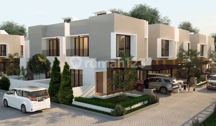 Dago Valley Rumah Kontemporer dengan Rooftop di Lingkungan Hijau di Pusat Kota Bandung