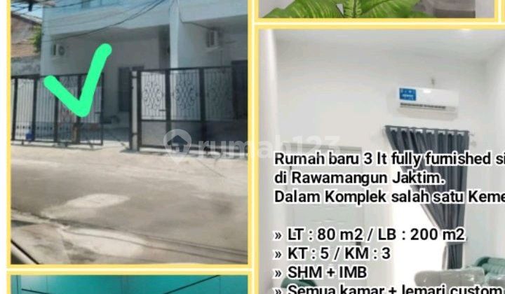 Dijual Rumah Rawamangun Jakarta Timur 1