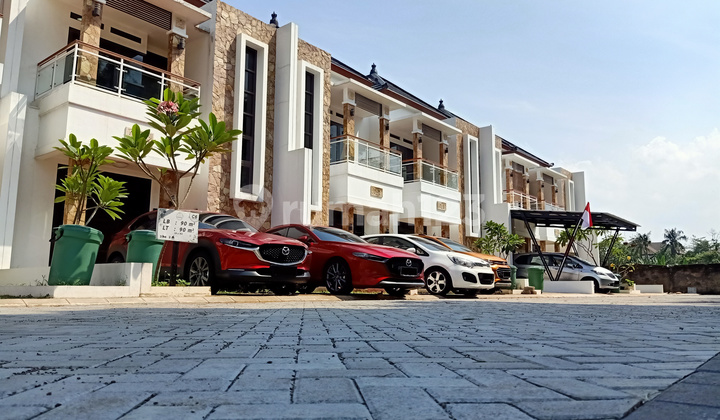 Luxury Villa Bali Design House, ready to occupy near Harjamukti Cibubur LRT Station. SHM