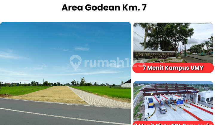 Tanah Area Kampus UMY, Cocok Bangun Kost Exclusive dan Villa Tanah Area Kampus UMY, Cocok Bangun Kost Exclusive dan Villa