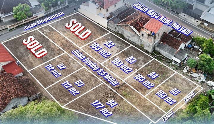 10 Meters of Land on Jl. Raya Kapten Haryadi, Freehold Land Certificate (SHM) 10 Meters of Land on Jl. Raya Kapten Haryadi, Freehold Land Certificate (SHM)