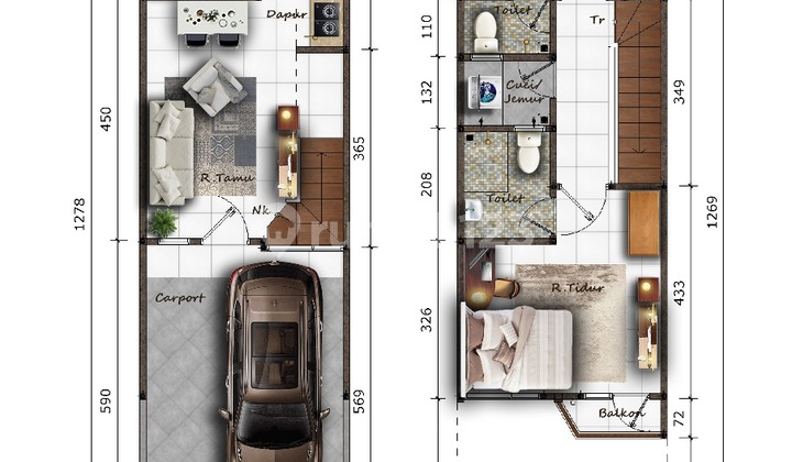 Selling Luxury House in the Best Area at the City Center, Loved by All Groups.