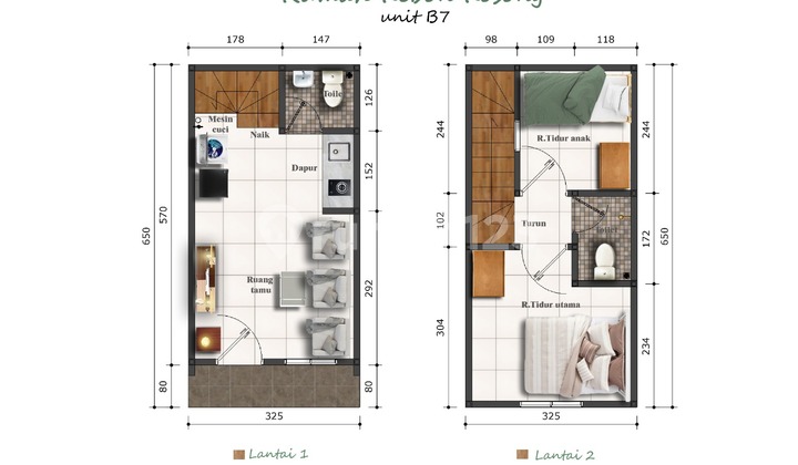 Jual Rumah Minimalis Terbaru Indent Disukai Disemua Kalangan.  2
