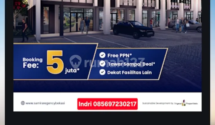5 Juta Punya Ruko 5 Menit Dari Suzuki Grand Wisata - Bekasi