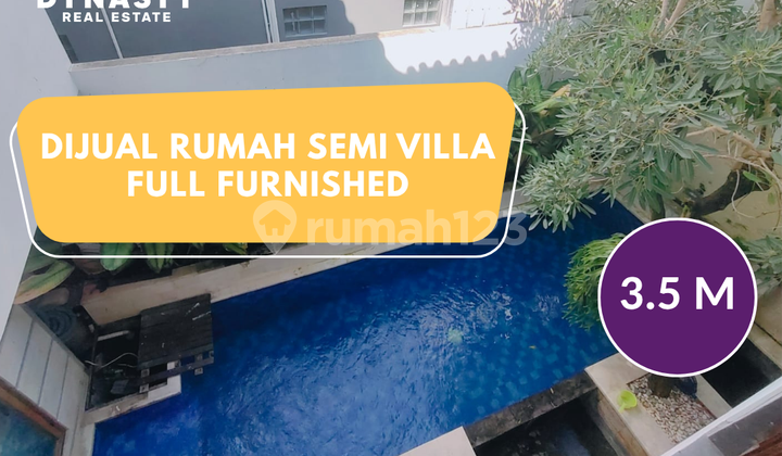 Rumah Mewah Renon Semi Villa 2 Lantai