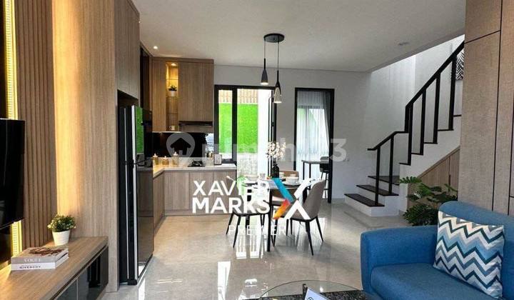 Dijual Rumah Townhouse Full Furnish di Villa Puncak Tidar 2