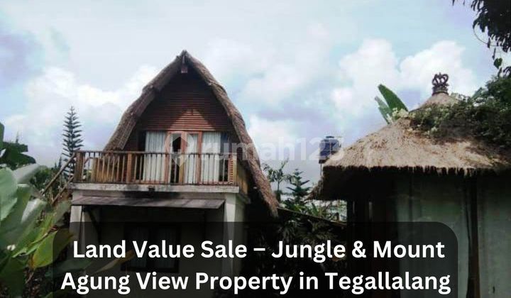 Dijual Villa Hitung Tanah 36 Are View Jungle & Gunung Agung - Tegallalang Dijual Villa Hitung Tanah 36 Are View Jungle & Gunung Agung - Tegallalang