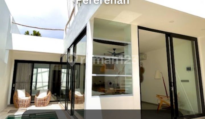 Villa Modern 1 Kamar Tidur dengan Rooftop di Pererenan