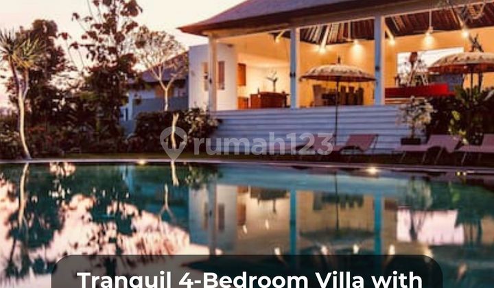 Tranquil 4-Bedroom Freehold Villa With Mount Agung Views Tranquil 4-Bedroom Freehold Villa With Mount Agung Views